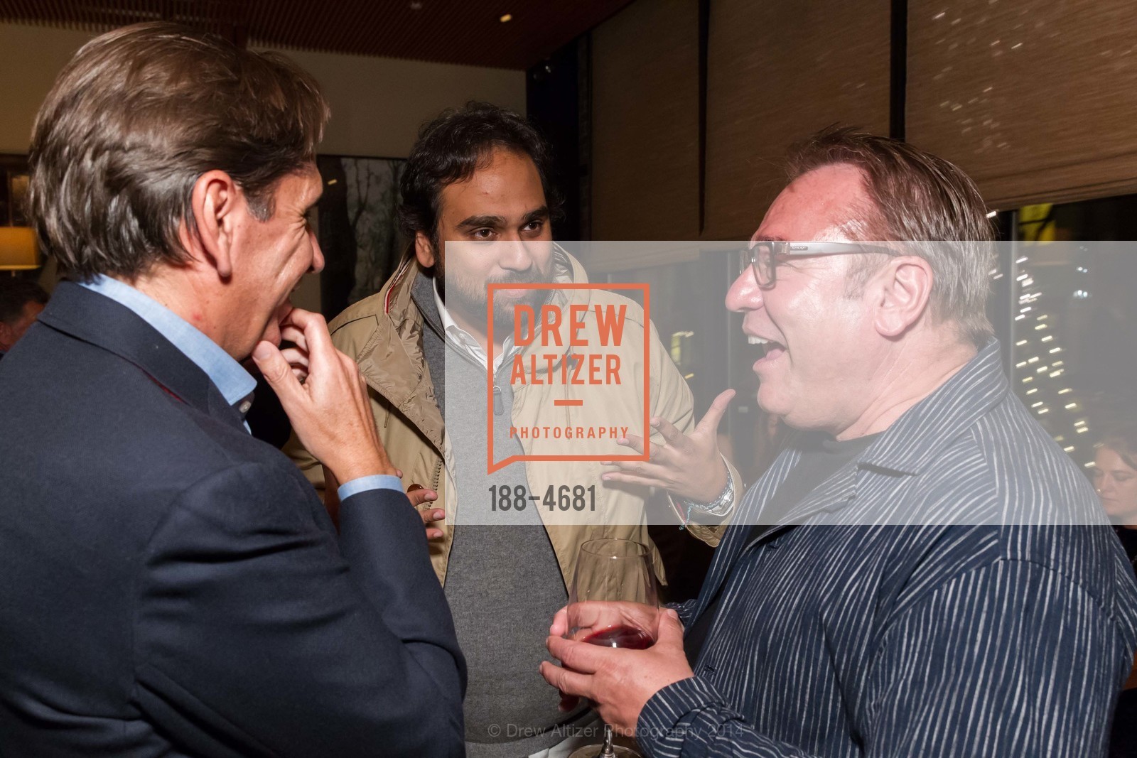 Jorge Ruiz, Hosain Rahman, Stanlee Gatti, CITIBANK + FOG Kickoff Dinner, US, December 3rd, 2014, Photo #188-4681 Jorge Ruiz, Hosain Rahman, Stanlee Gatti, Photo #188-4681