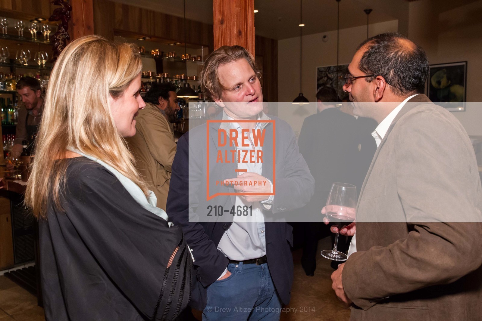 Lydia Pelosi, Owsley Brown, Anish Srivastava, CITIBANK + FOG Kickoff Dinner, US, December 3rd, 2014, Photo #210-4681 Lydia Pelosi, Owsley Brown, Anish Srivastava, Photo #210-4681