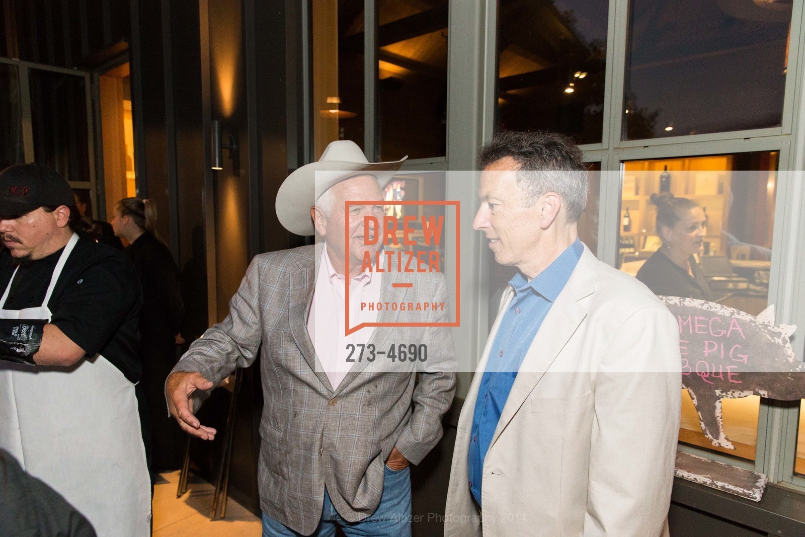 Robin Baggett, Rick Walker, FESTIVAL DEL SOLE Patrons Dinner at ALPHA OMEGA, US, July 17th, 2014, Photo #273-4690 Robin Baggett, Rick Walker, Photo #273-4690