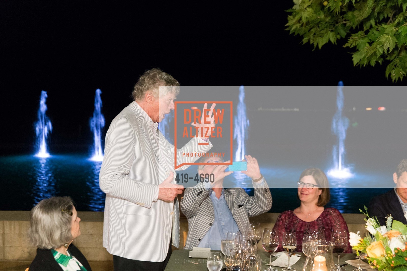 Gordon Getty, FESTIVAL DEL SOLE Patrons Dinner at ALPHA OMEGA, US, July 17th, 2014, Photo #419-4690 Gordon Getty, Photo #419-4690