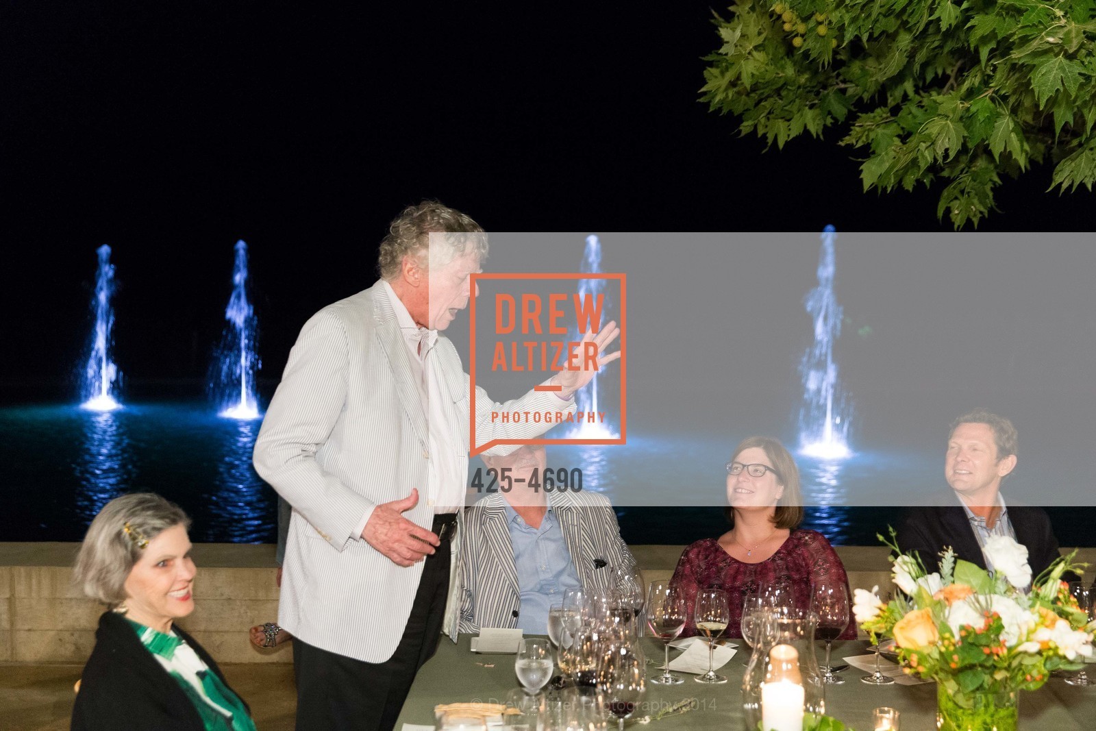 Gordon Getty, FESTIVAL DEL SOLE Patrons Dinner at ALPHA OMEGA, US, July 17th, 2014, Photo #425-4690 Gordon Getty, Photo #425-4690