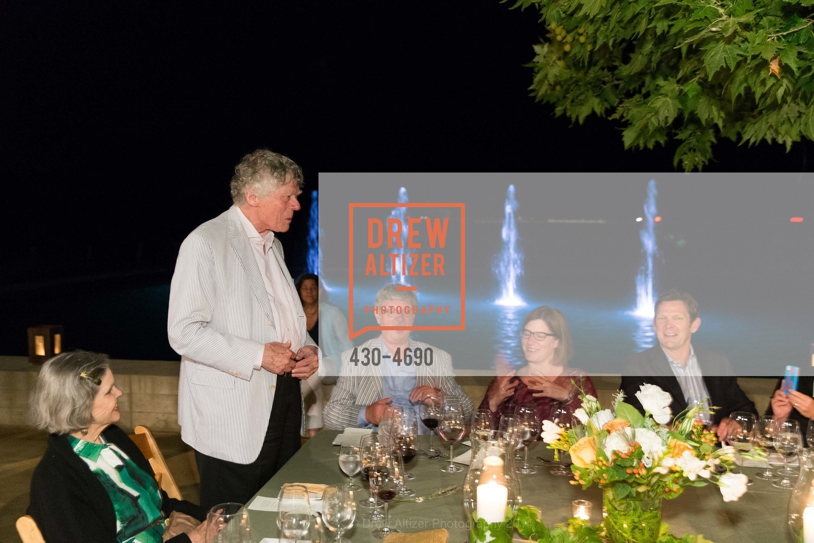 Gordon P. Getty, FESTIVAL DEL SOLE Patrons Dinner at ALPHA OMEGA, US, July 17th, 2014, Photo #430-4690 Gordon P. Getty, Photo #430-4690