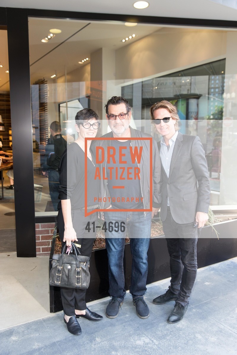Larry Leight, David Schulte, OLIVER PEOPLE San Francisco Store Opening, US, March 13th, 2014, Photo #41-4696 Larry Leight, David Schulte, Photo #41-4696