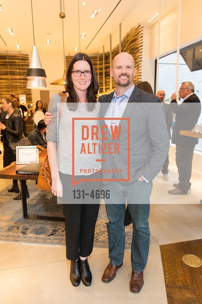 Jeanne Davis, Jason Davis, OLIVER PEOPLE San Francisco Store Opening, US, March 13th, 2014, Photo #131-4696 Jeanne Davis, Jason Davis, Photo #131-4696