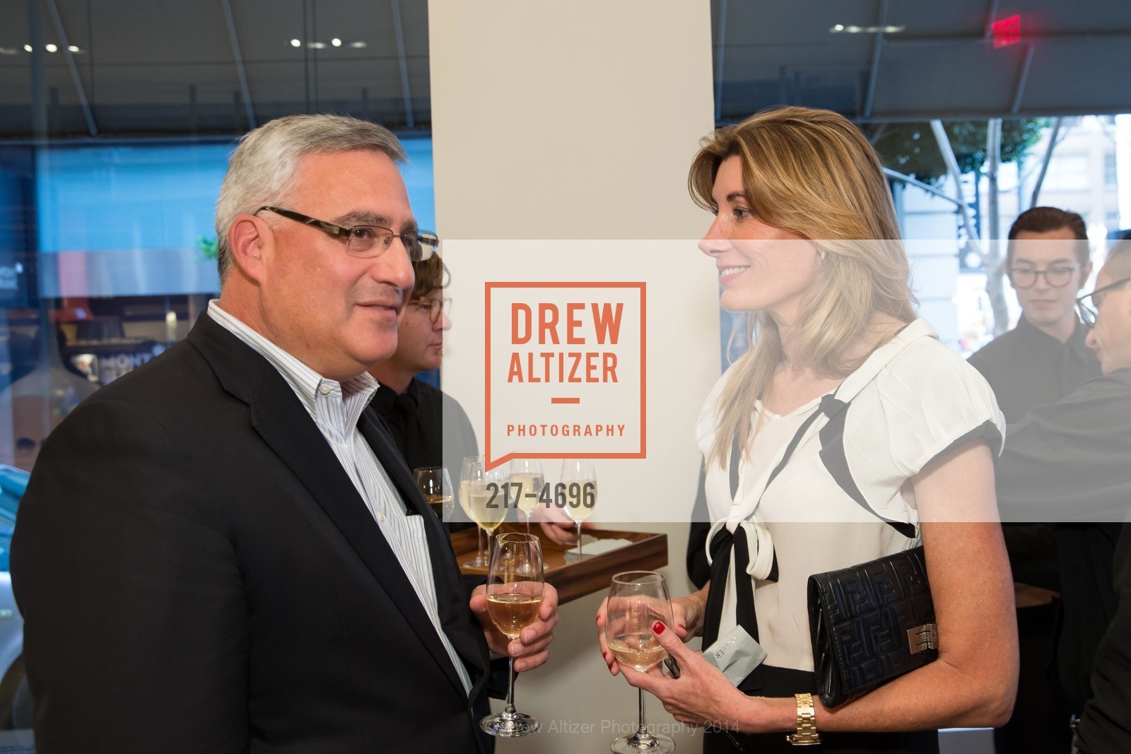 Ron Lissak, Susan Dunlevy, OLIVER PEOPLE San Francisco Store Opening, US, March 13th, 2014, Photo #217-4696 Ron Lissak, Susan Dunlevy, Photo #217-4696