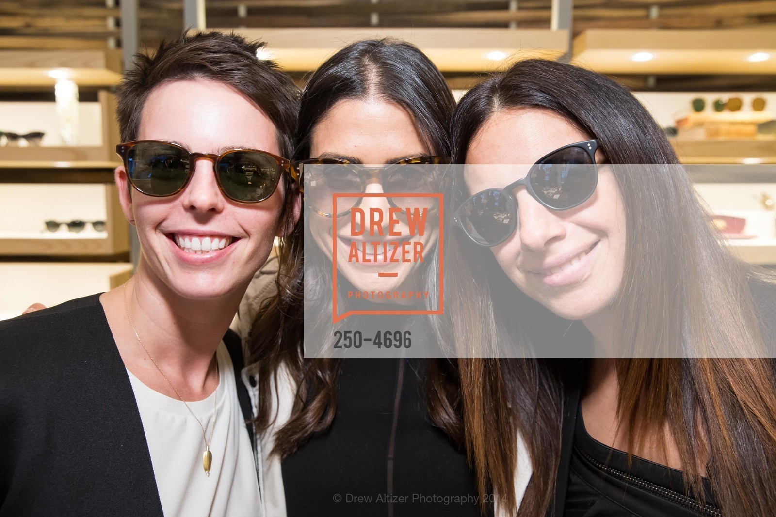 Jessica Silverman, Liza Cannata, Sabrina Buell, OLIVER PEOPLE San Francisco Store Opening, US, March 13th, 2014, Photo #250-4696 Jessica Silverman, Liza Cannata, Sabrina Buell, Photo #250-4696
