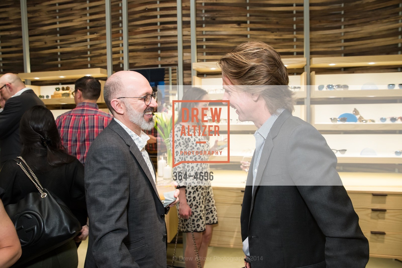 Chad Lissak, David Schulte, OLIVER PEOPLE San Francisco Store Opening, US, March 13th, 2014, Photo #364-4696 Chad Lissak, David Schulte, Photo #364-4696