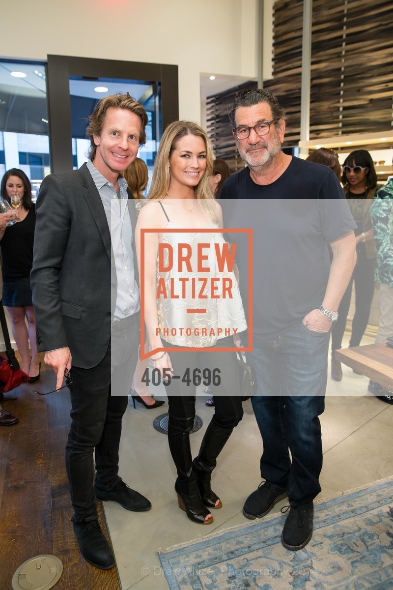 David Schulte, Amanda Hearst, Larry Leight, OLIVER PEOPLE San Francisco Store Opening, US, March 13th, 2014, Photo #405-4696 David Schulte, Amanda Hearst, Larry Leight, Photo #405-4696