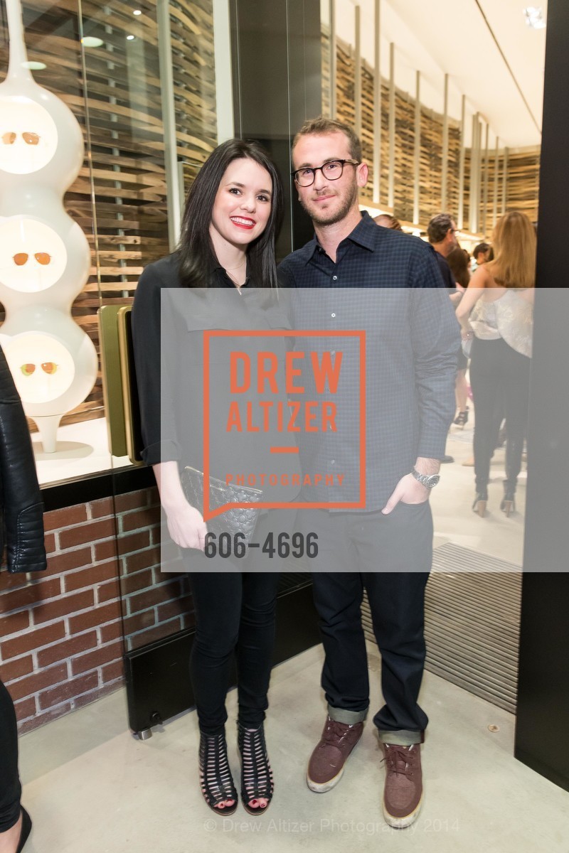 Samantha Noonan, Edan Rudin, OLIVER PEOPLE San Francisco Store Opening, US, March 13th, 2014, Photo #606-4696 Samantha Noonan, Edan Rudin, Photo #606-4696