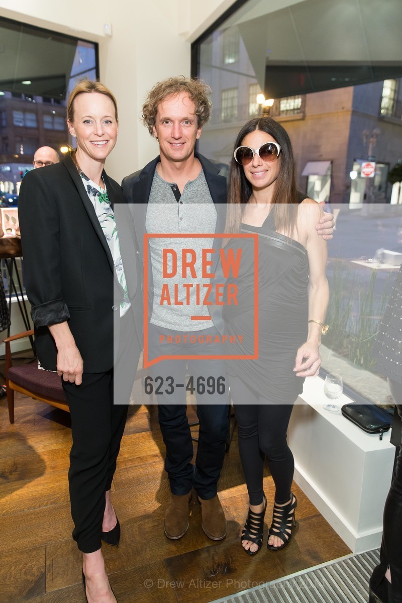 Kristen Evans, Yves Behar, Sabrina Buell, OLIVER PEOPLE San Francisco Store Opening, US, March 13th, 2014, Photo #623-4696 Kristen Evans, Yves Behar, Sabrina Buell, Photo #623-4696