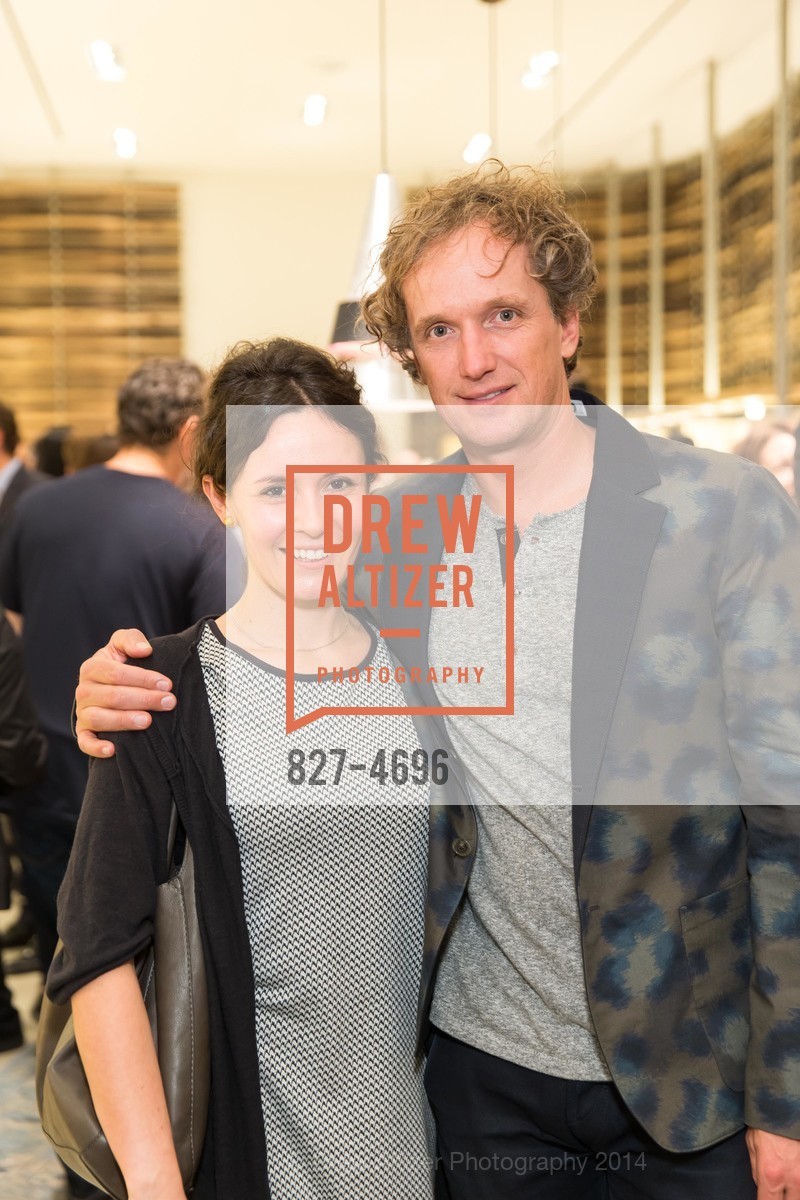 Juana Berrio, Yves Behar, OLIVER PEOPLE San Francisco Store Opening, US, March 13th, 2014, Photo #827-4696 Juana Berrio, Yves Behar, Photo #827-4696