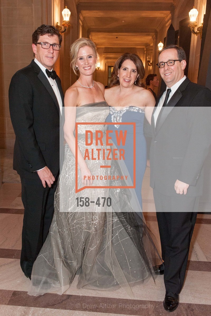 Michael Mauze, Alison Mauze, Julie Singer, Noel Singer, SAN FRANCISCO BALLET Opening Night Gala: PHENOMENAL - Arrivals, US. SF City Hall, January 22nd, 2014,Drew Altizer, Drew Altizer Photography, full-service agency, private events, San Francisco photographer, photographer california