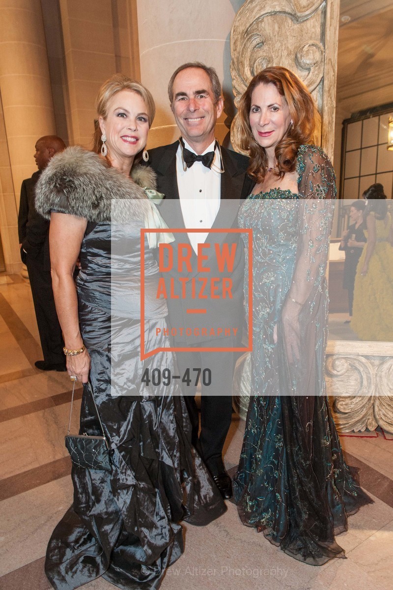 Nonie Greene, Todd Werby, Patricia Ferrin Loucks, SAN FRANCISCO BALLET Opening Night Gala: PHENOMENAL - Arrivals, US. SF City Hall, January 22nd, 2014,Drew Altizer, Drew Altizer Photography, full-service agency, private events, San Francisco photographer, photographer california