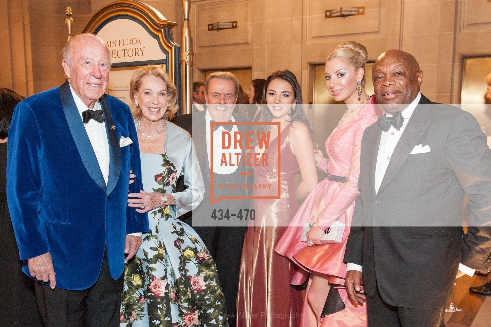 George Shultz, Charlotte Shultz, Sonya Molodetskaya, Willie Brown, SAN FRANCISCO BALLET Opening Night Gala: PHENOMENAL - Arrivals, US. SF City Hall, January 22nd, 2014,Drew Altizer, Drew Altizer Photography, full-service agency, private events, San Francisco photographer, photographer california