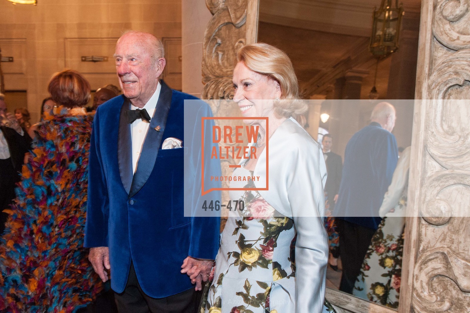 George Shultz, Charlotte Shultz, SAN FRANCISCO BALLET Opening Night Gala: PHENOMENAL - Arrivals, US. SF City Hall, January 22nd, 2014,Drew Altizer, Drew Altizer Photography, full-service agency, private events, San Francisco photographer, photographer california