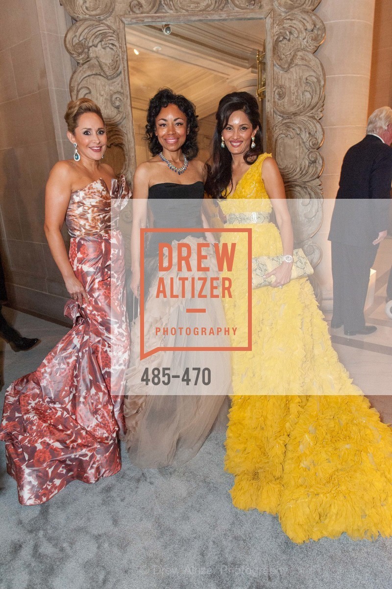 Brenda Zarate, Tanya Powell, Komal Shah, SAN FRANCISCO BALLET Opening Night Gala: PHENOMENAL - Arrivals, US. SF City Hall, January 22nd, 2014,Drew Altizer, Drew Altizer Photography, full-service agency, private events, San Francisco photographer, photographer california