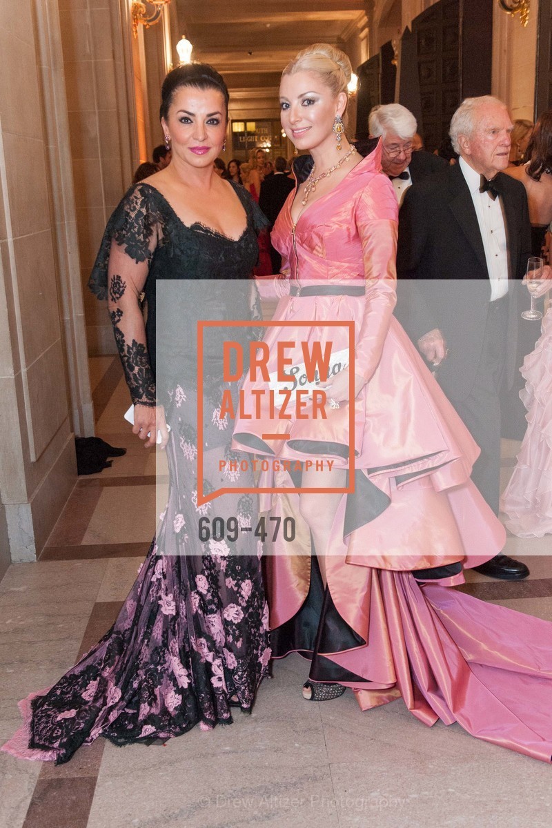 Azadeh Riaz, Sonya Molodetskaya, SAN FRANCISCO BALLET Opening Night Gala: PHENOMENAL - Arrivals, US. SF City Hall, January 22nd, 2014,Drew Altizer, Drew Altizer Photography, full-service agency, private events, San Francisco photographer, photographer california