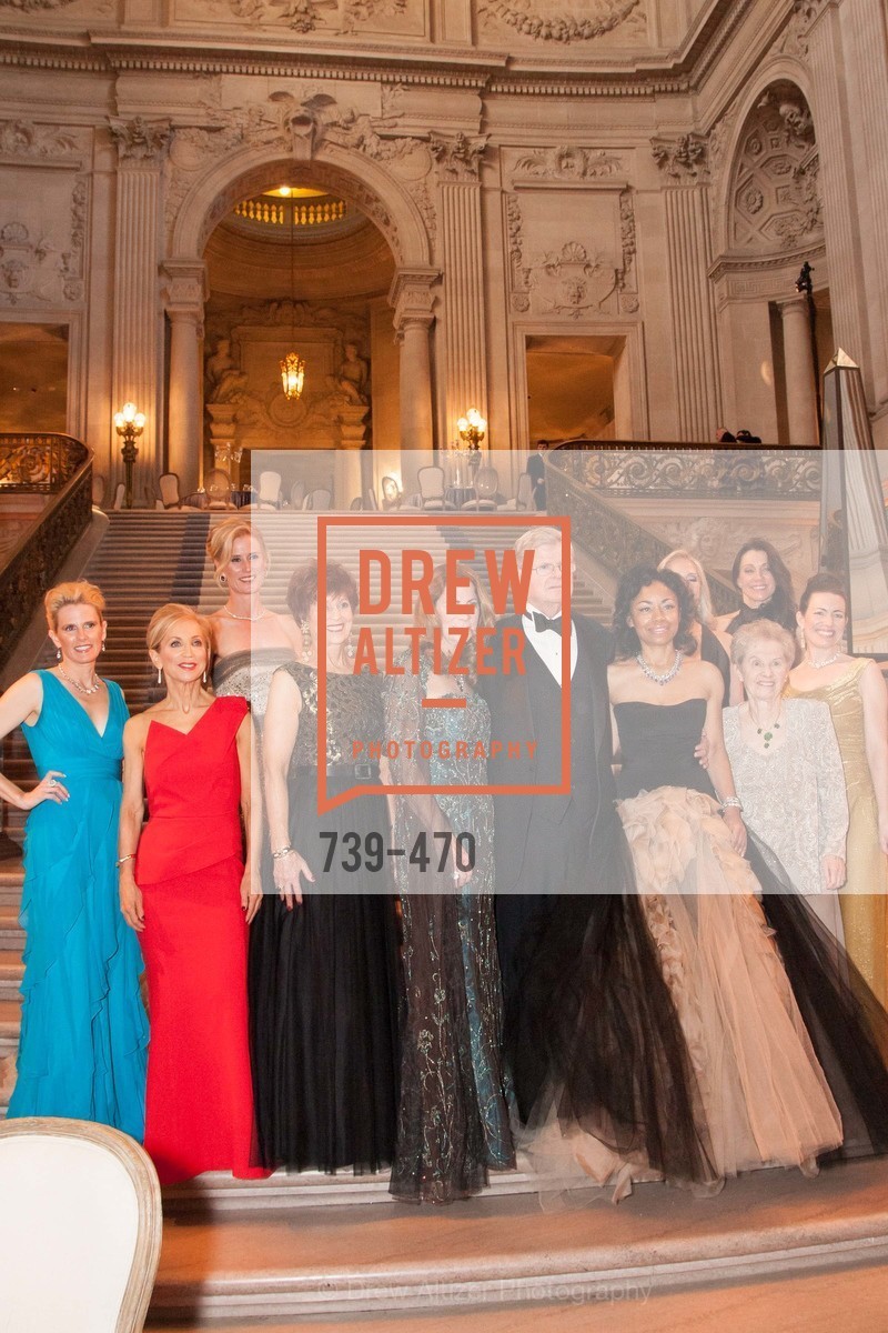 Mariel Hurabiell, Shelley Gordon, Alison Mauze, Suzanne Thornton, Patricia Ferrin Loucks, Richard Barker, Tanya Powell, Betsy Linder, Cathy Goodman, Debra Taylor, SAN FRANCISCO BALLET Opening Night Gala: PHENOMENAL - Arrivals, US. SF City Hall, January 22nd, 2014,Drew Altizer, Drew Altizer Photography, full-service agency, private events, San Francisco photographer, photographer california
