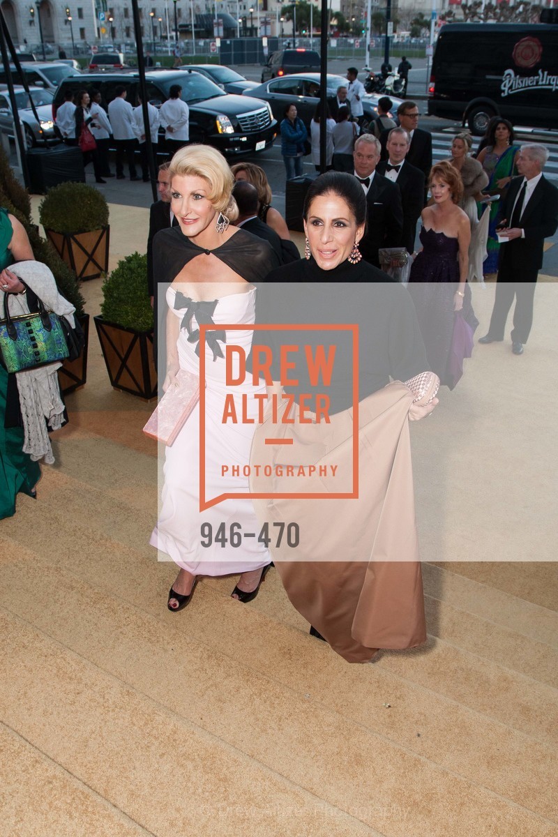 Karen Caldwell, Lisa Grotts, SAN FRANCISCO BALLET Opening Night Gala: PHENOMENAL - Arrivals, US. SF City Hall, January 22nd, 2014,Drew Altizer, Drew Altizer Photography, full-service event agency, private events, San Francisco photographer, photographer California