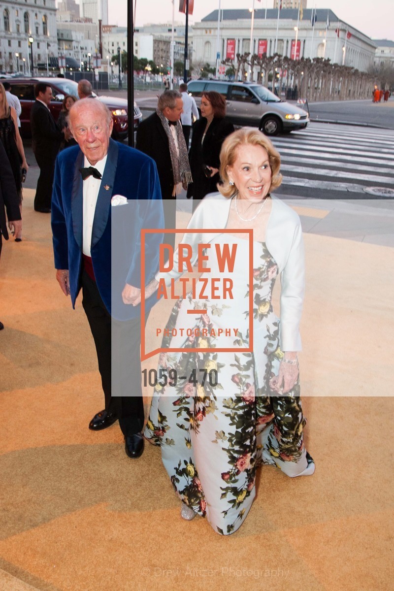 George Shultz, Charlotte Shultz, SAN FRANCISCO BALLET Opening Night Gala: PHENOMENAL - Arrivals, US. SF City Hall, January 22nd, 2014,Drew Altizer, Drew Altizer Photography, full-service agency, private events, San Francisco photographer, photographer california