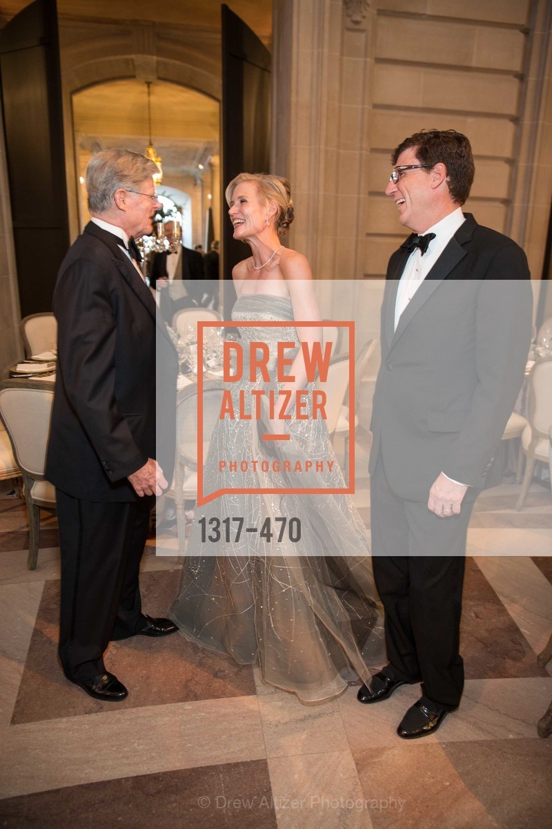 Richard Barker, Alison Mauze, Michael Mauze, SAN FRANCISCO BALLET Opening Night Gala: PHENOMENAL - Arrivals, US. SF City Hall, January 22nd, 2014