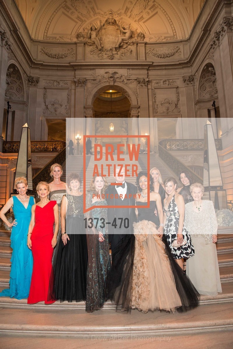 Marie Hurabiell, Shelley Gordon, Alison Mauze, Suzanne Thornton, Patricia Ferrin Loucks, Tanya Powell, Betsy Linder, Cathy Goodman, Debra Taylor, SAN FRANCISCO BALLET Opening Night Gala: PHENOMENAL - Arrivals, US. SF City Hall, January 22nd, 2014,Drew Altizer, Drew Altizer Photography, full-service event agency, private events, San Francisco photographer, photographer California
