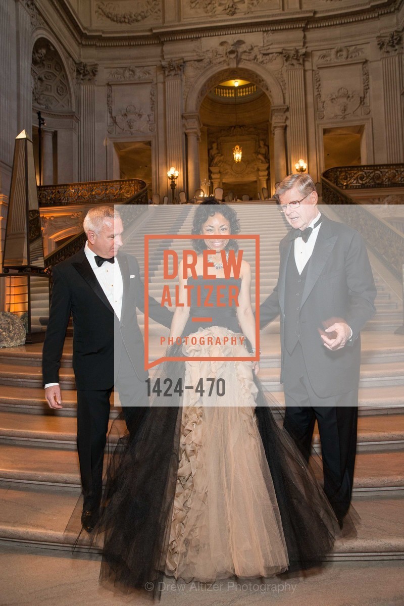 Glenn McCoy, Tanya Powell, Richard Barker, SAN FRANCISCO BALLET Opening Night Gala: PHENOMENAL - Arrivals, US. SF City Hall, January 22nd, 2014,Drew Altizer, Drew Altizer Photography, full-service agency, private events, San Francisco photographer, photographer california