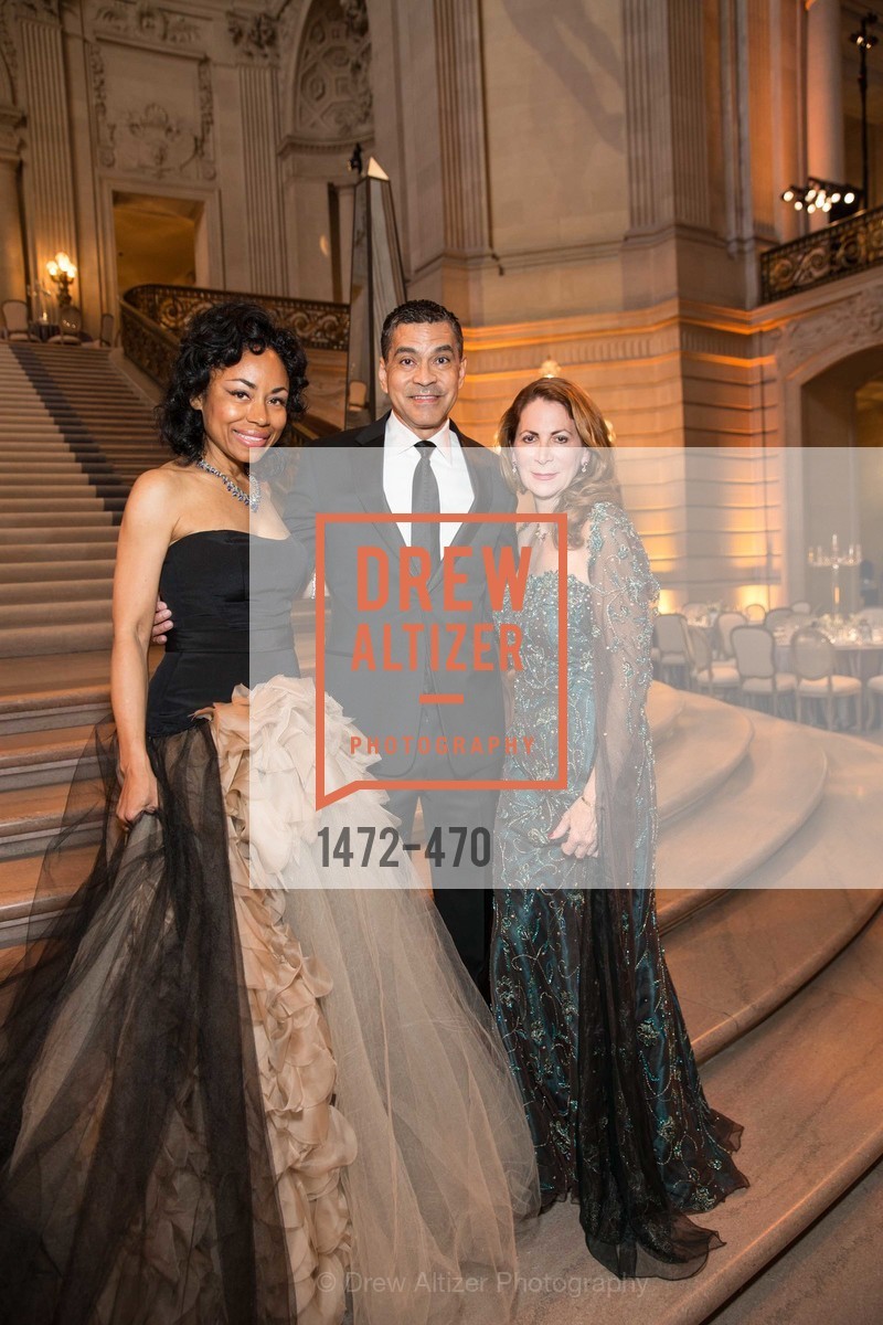 Tanya Powell, Daniel Diaz, Patricia Ferrin Loucks, SAN FRANCISCO BALLET Opening Night Gala: PHENOMENAL - Arrivals, US. SF City Hall, January 22nd, 2014,Drew Altizer, Drew Altizer Photography, full-service agency, private events, San Francisco photographer, photographer california