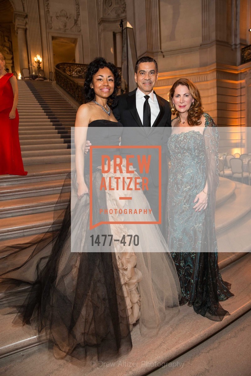 Tanya Powell, Daniel Diaz, Patricia Ferrin Loucks, SAN FRANCISCO BALLET Opening Night Gala: PHENOMENAL - Arrivals, US. SF City Hall, January 22nd, 2014,Drew Altizer, Drew Altizer Photography, full-service agency, private events, San Francisco photographer, photographer california