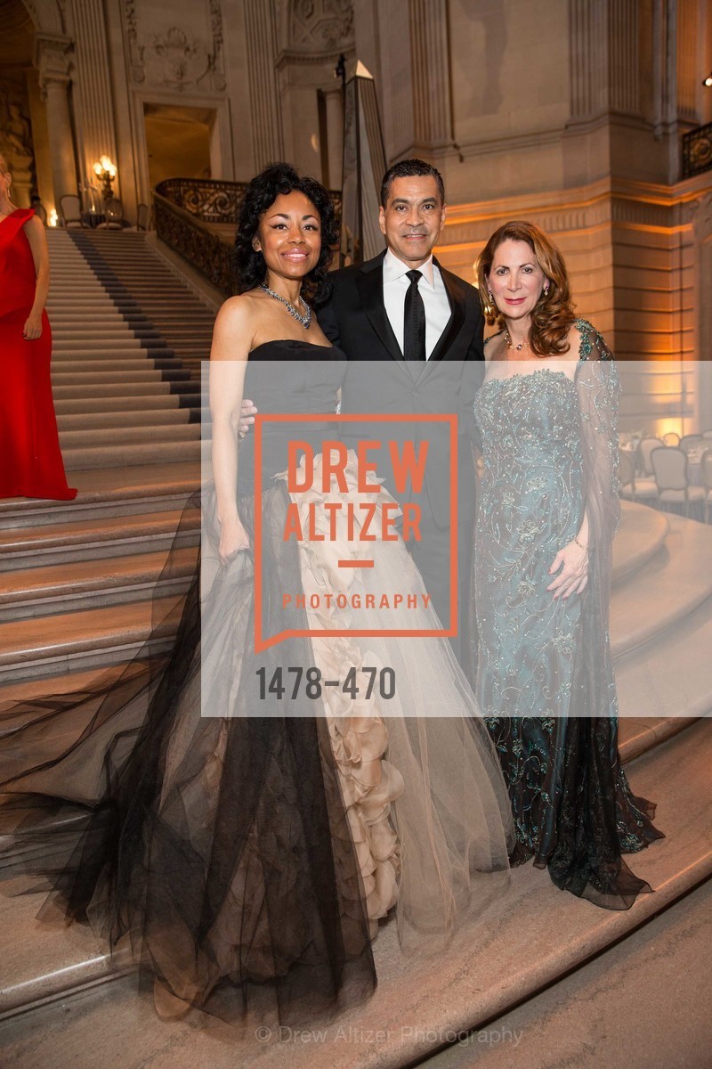 Tanya Powell, Daniel Diaz, Patricia Ferrin Loucks, SAN FRANCISCO BALLET Opening Night Gala: PHENOMENAL - Arrivals, US. SF City Hall, January 22nd, 2014,Drew Altizer, Drew Altizer Photography, full-service agency, private events, San Francisco photographer, photographer california