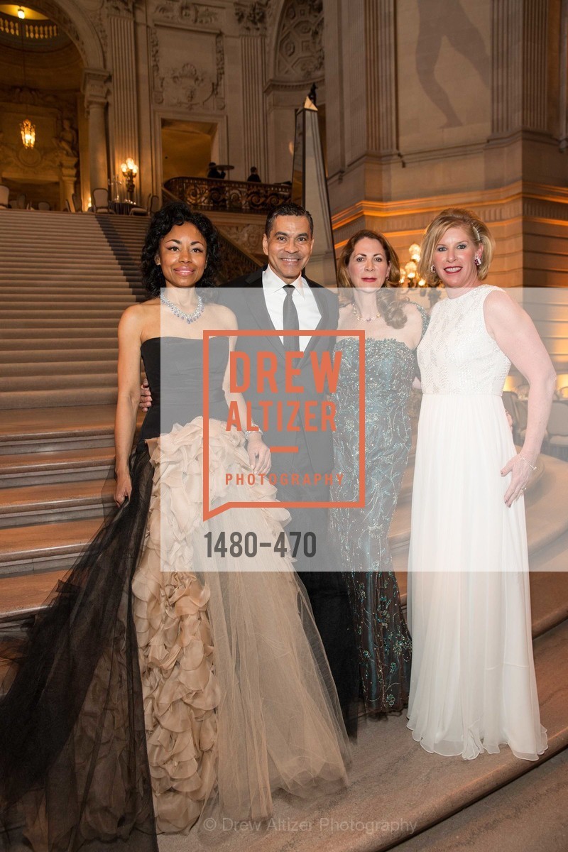 Tanya Powell, Daniel Diaz, Patricia Ferrin Loucks, Jennifer Brandenburg, SAN FRANCISCO BALLET Opening Night Gala: PHENOMENAL - Arrivals, US. SF City Hall, January 22nd, 2014,Drew Altizer, Drew Altizer Photography, full-service agency, private events, San Francisco photographer, photographer california