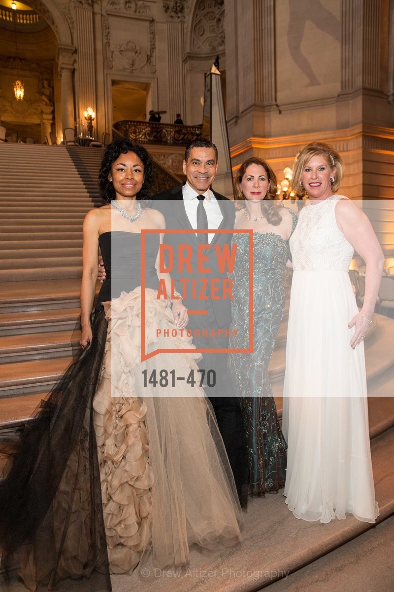 Tanya Powell, Daniel Diaz, Patricia Ferrin Loucks, Jennifer Brandenburg, SAN FRANCISCO BALLET Opening Night Gala: PHENOMENAL - Arrivals, US. SF City Hall, January 22nd, 2014,Drew Altizer, Drew Altizer Photography, full-service event agency, private events, San Francisco photographer, photographer California