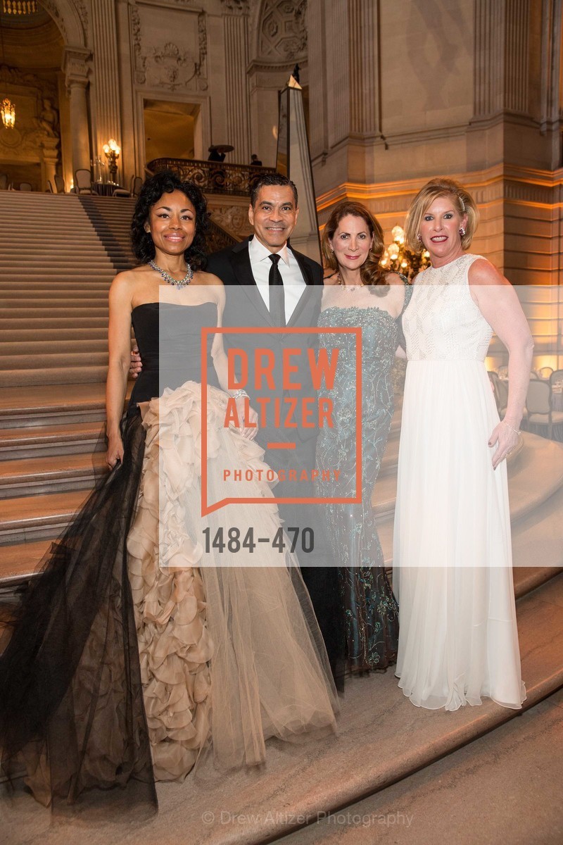 Tanya Powell, Daniel Diaz, Patricia Ferrin Loucks, Jennifer Brandenburg, SAN FRANCISCO BALLET Opening Night Gala: PHENOMENAL - Arrivals, US. SF City Hall, January 22nd, 2014,Drew Altizer, Drew Altizer Photography, full-service agency, private events, San Francisco photographer, photographer california