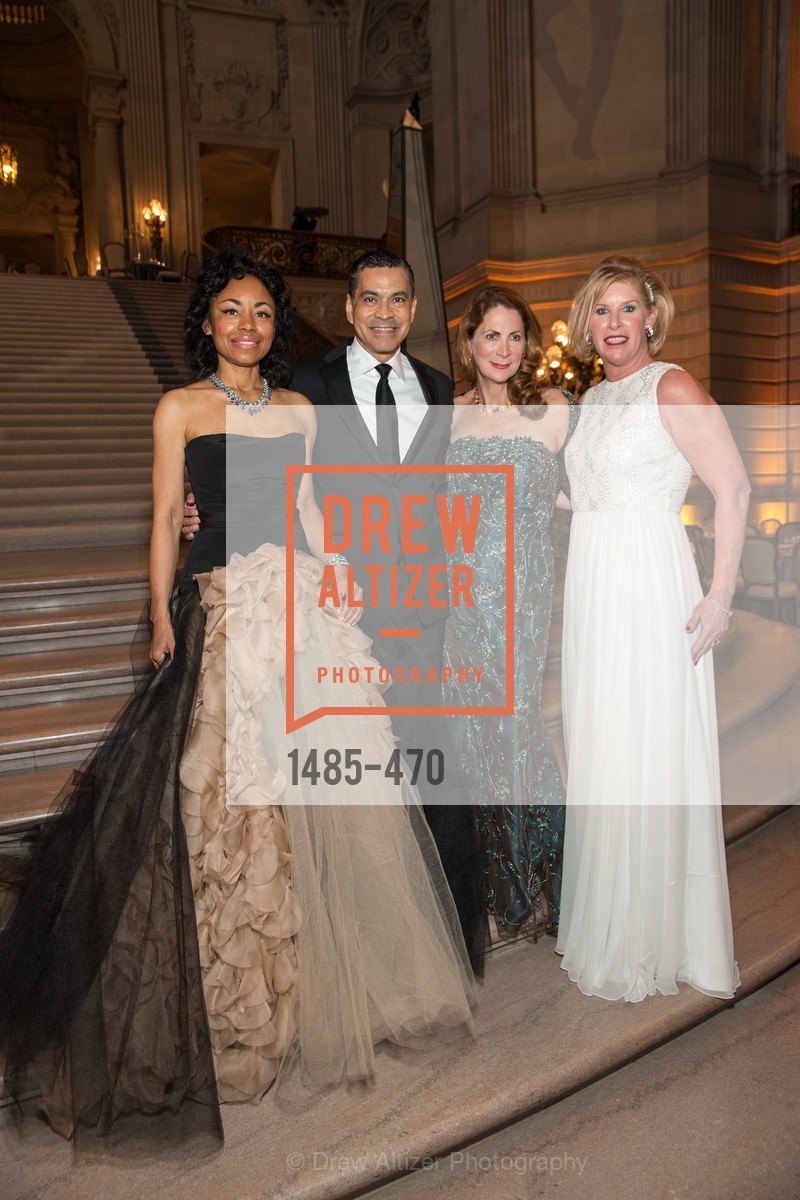Tanya Powell, Daniel Diaz, Patricia Ferrin Loucks, Jennifer Brandenburg, SAN FRANCISCO BALLET Opening Night Gala: PHENOMENAL - Arrivals, US. SF City Hall, January 22nd, 2014,Drew Altizer, Drew Altizer Photography, full-service event agency, private events, San Francisco photographer, photographer California