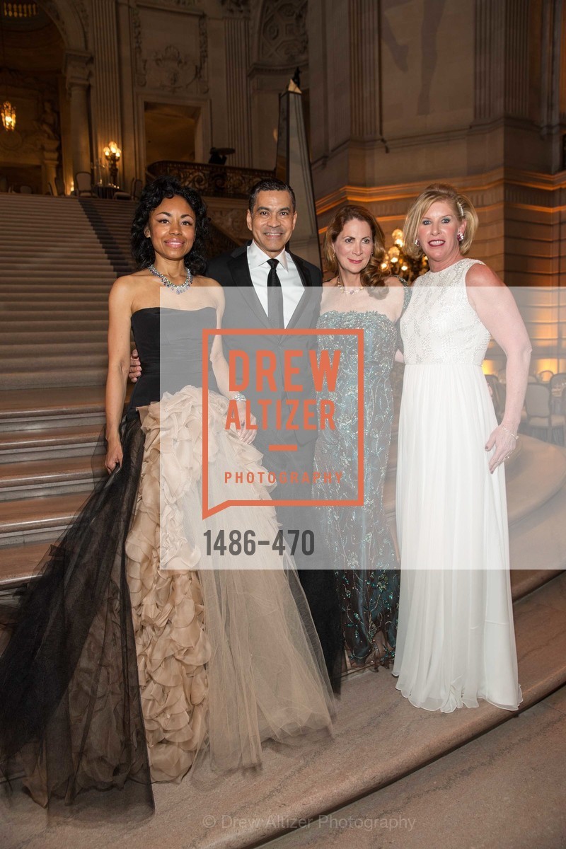 Tanya Powell, Daniel Diaz, Patricia Ferrin Loucks, Jennifer Brandenburg, SAN FRANCISCO BALLET Opening Night Gala: PHENOMENAL - Arrivals, US. SF City Hall, January 22nd, 2014,Drew Altizer, Drew Altizer Photography, full-service agency, private events, San Francisco photographer, photographer california