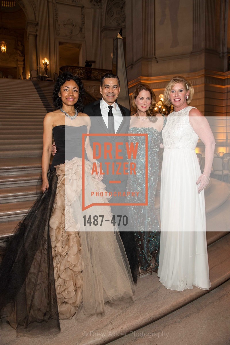 Tanya Powell, Daniel Diaz, Patricia Ferrin Loucks, Jennifer Brandenburg, SAN FRANCISCO BALLET Opening Night Gala: PHENOMENAL - Arrivals, US. SF City Hall, January 22nd, 2014,Drew Altizer, Drew Altizer Photography, full-service agency, private events, San Francisco photographer, photographer california