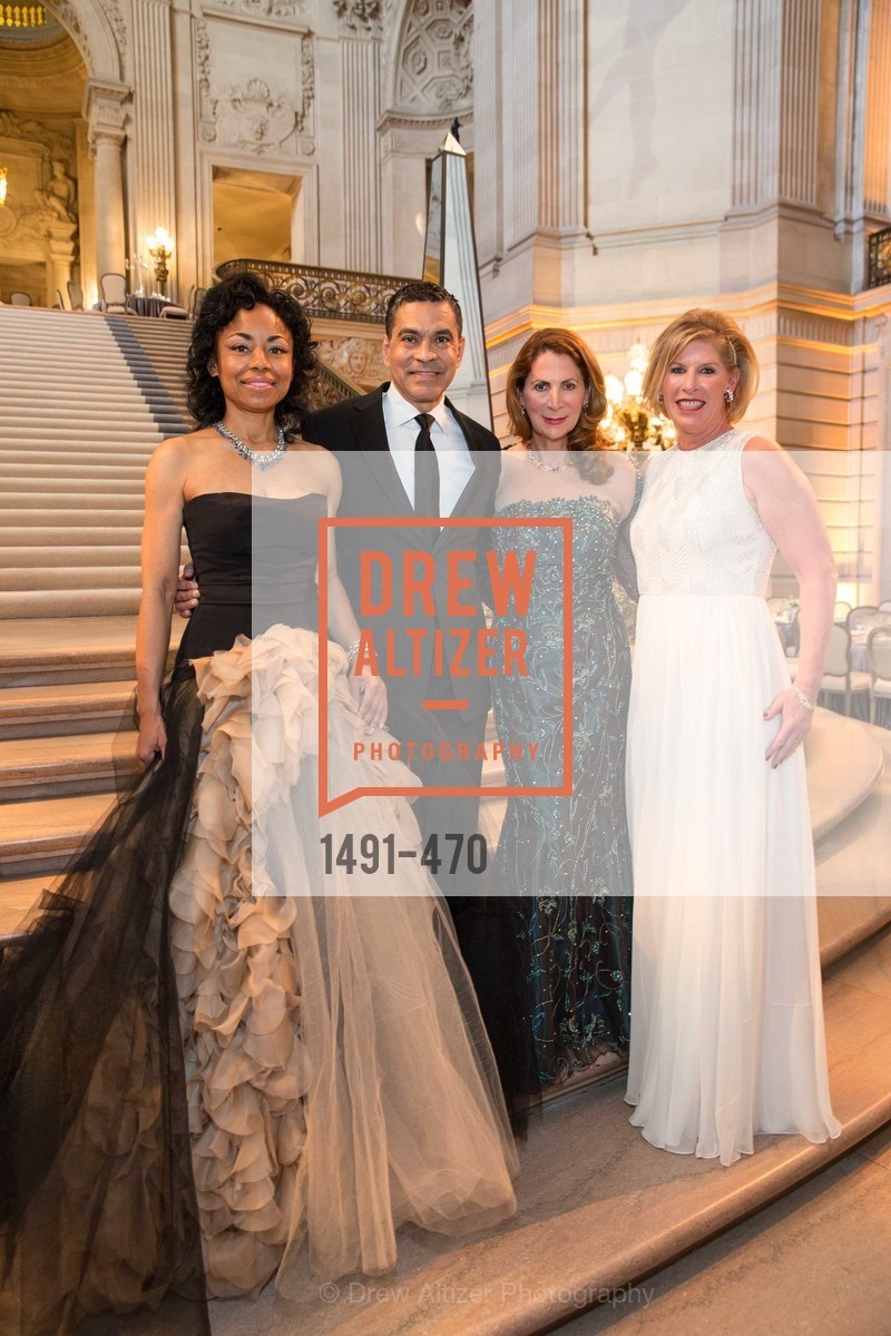Tanya Powell, Daniel Diaz, Patricia Ferrin Loucks, Jennifer Brandenburg, SAN FRANCISCO BALLET Opening Night Gala: PHENOMENAL - Arrivals, US. SF City Hall, January 22nd, 2014,Drew Altizer, Drew Altizer Photography, full-service agency, private events, San Francisco photographer, photographer california