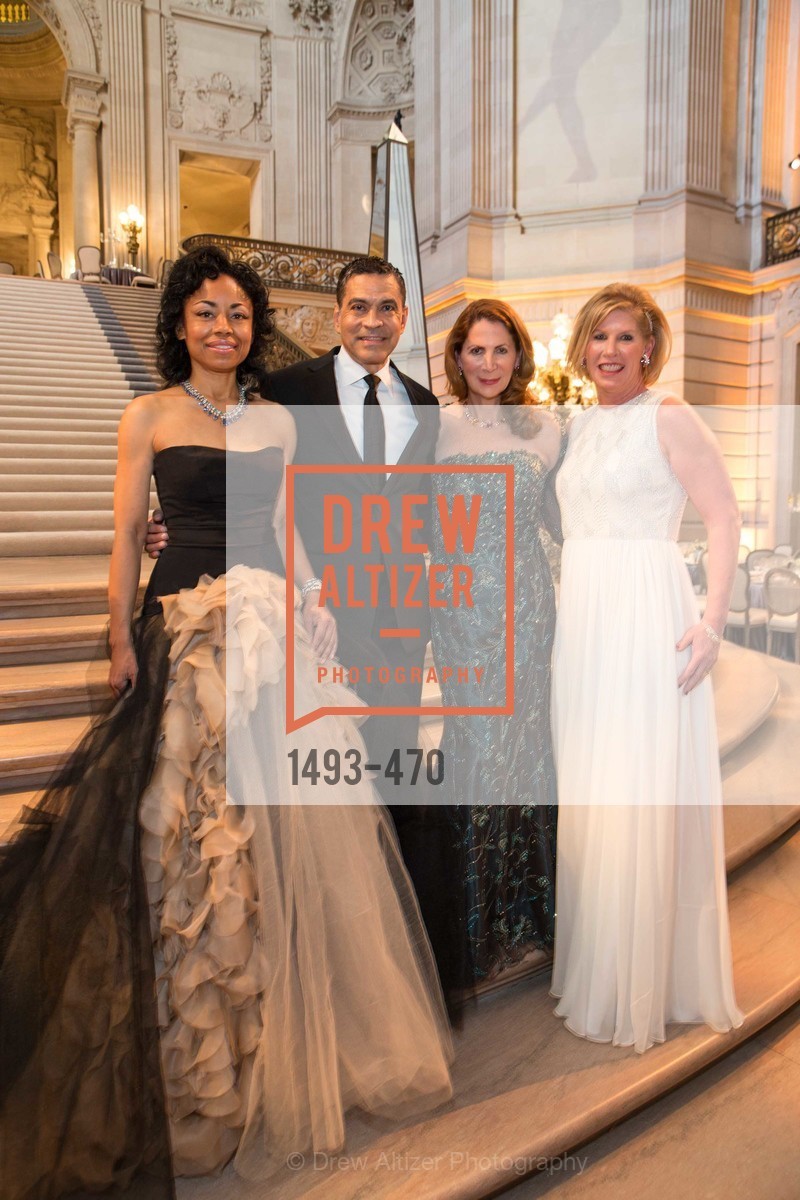 Tanya Powell, Daniel Diaz, Patricia Ferrin Loucks, Jennifer Brandenburg, SAN FRANCISCO BALLET Opening Night Gala: PHENOMENAL - Arrivals, US. SF City Hall, January 22nd, 2014,Drew Altizer, Drew Altizer Photography, full-service agency, private events, San Francisco photographer, photographer california