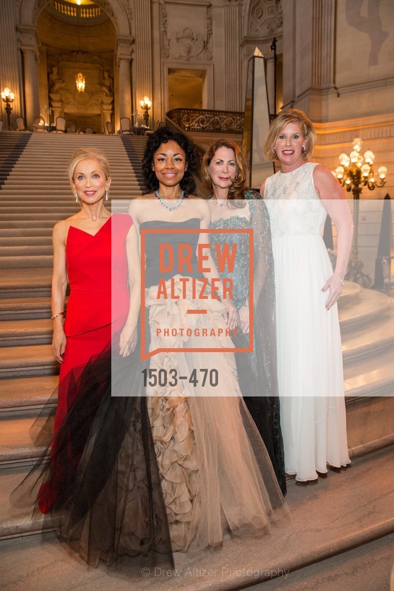 Shelley Gordon, Tanya Powell, Patricia Ferrin Loucks, Jennifer Brandenburg, SAN FRANCISCO BALLET Opening Night Gala: PHENOMENAL - Arrivals, US. SF City Hall, January 22nd, 2014,Drew Altizer, Drew Altizer Photography, full-service agency, private events, San Francisco photographer, photographer california