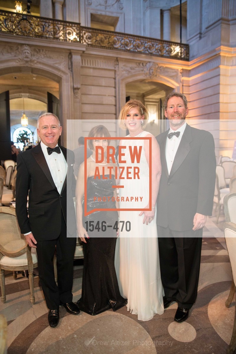 Glenn McCoy, Debra Bernard, Jennifer Brandenburg, Bill Brandenburg, SAN FRANCISCO BALLET Opening Night Gala: PHENOMENAL - Arrivals, US. SF City Hall, January 22nd, 2014,Drew Altizer, Drew Altizer Photography, full-service agency, private events, San Francisco photographer, photographer california