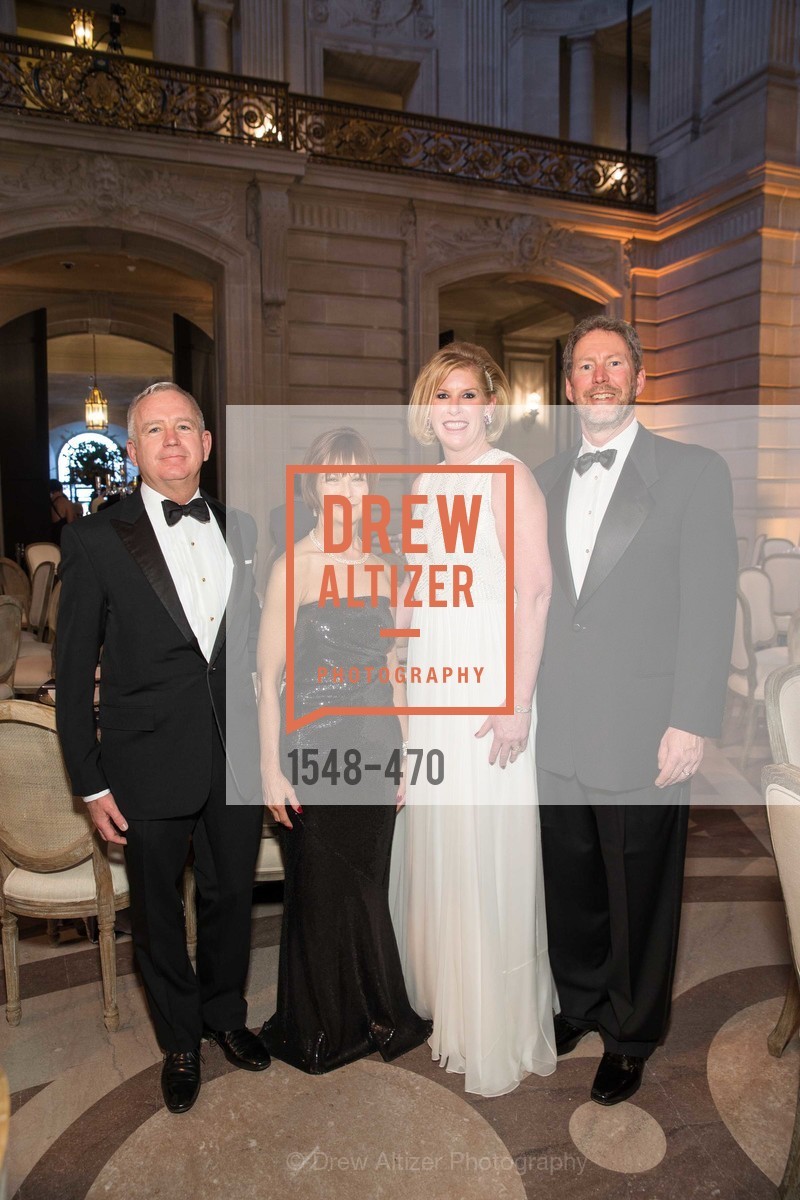 Glenn McCoy, Debra Bernard, Jennifer Brandenburg, Bill Brandenburg, SAN FRANCISCO BALLET Opening Night Gala: PHENOMENAL - Arrivals, US. SF City Hall, January 22nd, 2014,Drew Altizer, Drew Altizer Photography, full-service event agency, private events, San Francisco photographer, photographer California