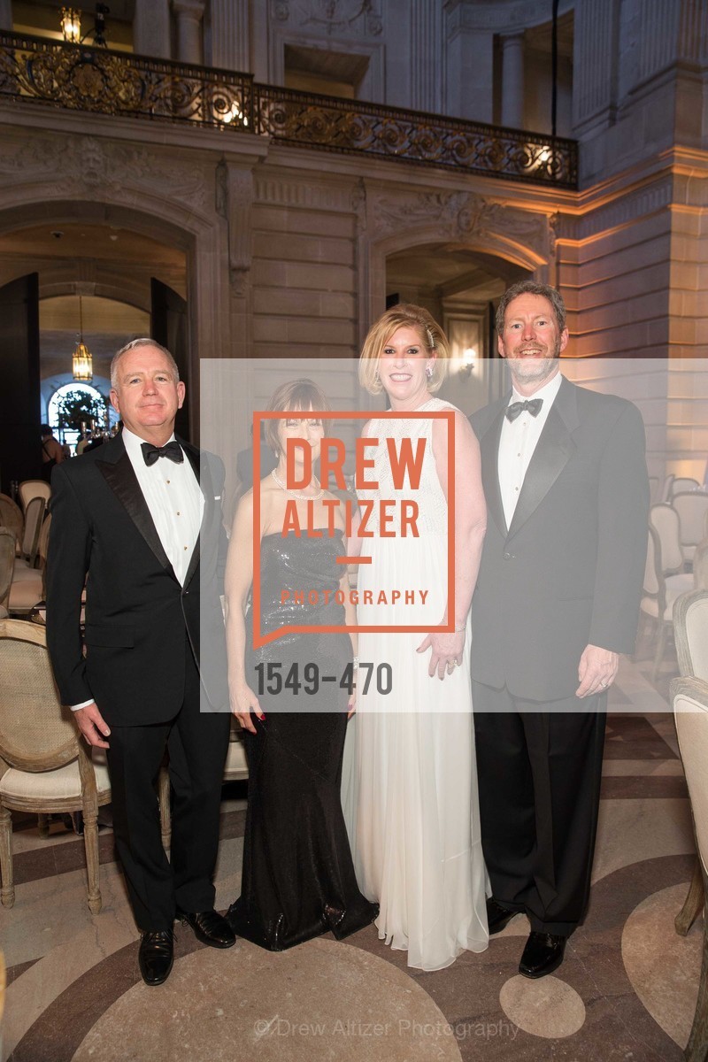 Glenn McCoy, Debra Bernard, Jennifer Brandenburg, Bill Brandenburg, SAN FRANCISCO BALLET Opening Night Gala: PHENOMENAL - Arrivals, US. SF City Hall, January 22nd, 2014,Drew Altizer, Drew Altizer Photography, full-service agency, private events, San Francisco photographer, photographer california