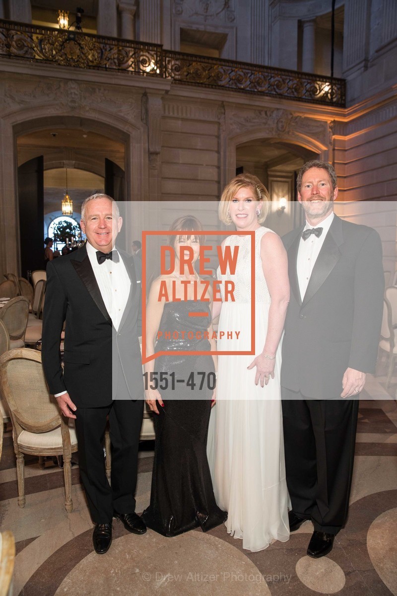 Glenn McCoy, Debra Bernard, Jennifer Brandenburg, Bill Brandenburg, SAN FRANCISCO BALLET Opening Night Gala: PHENOMENAL - Arrivals, US. SF City Hall, January 22nd, 2014,Drew Altizer, Drew Altizer Photography, full-service agency, private events, San Francisco photographer, photographer california