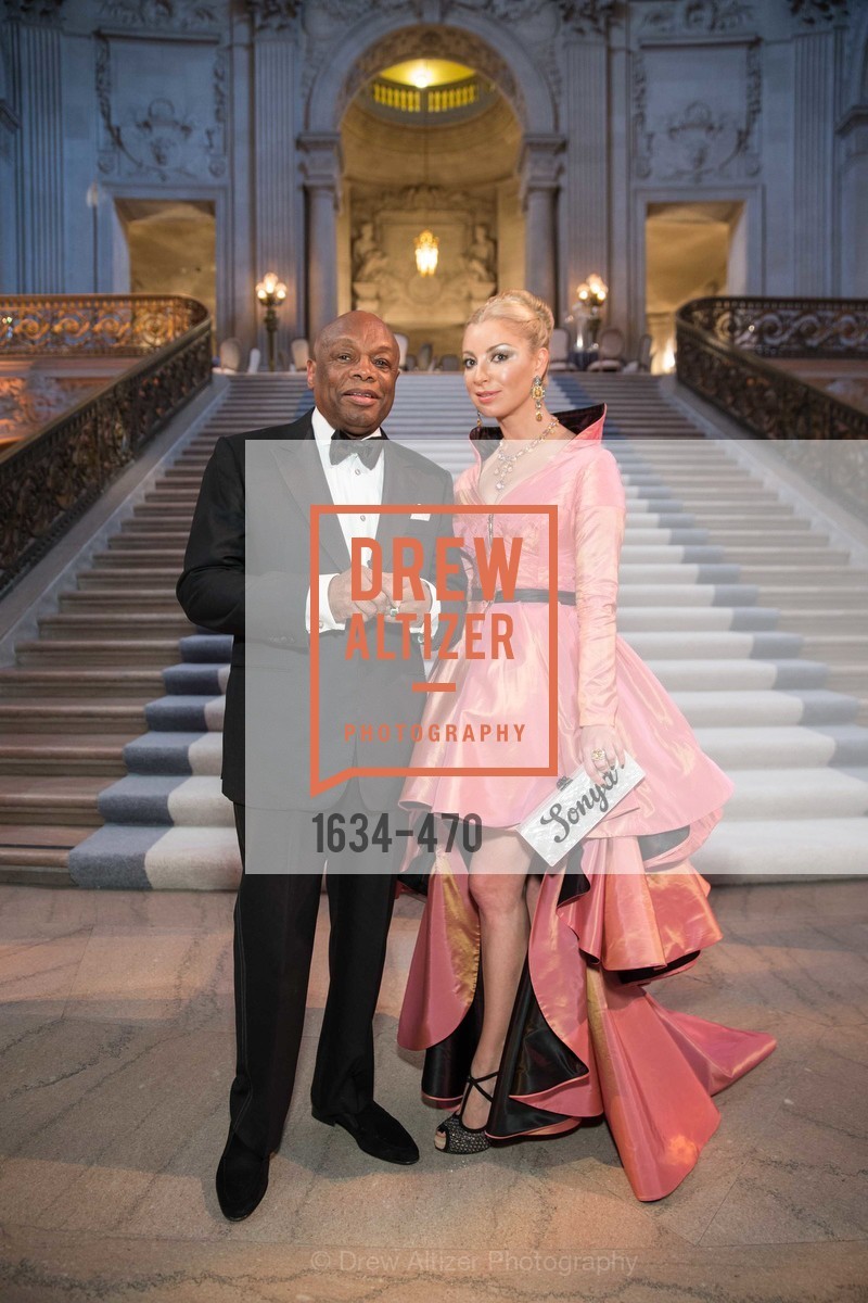 Willie Brown, Sonya Molodetskaya, SAN FRANCISCO BALLET Opening Night Gala: PHENOMENAL - Arrivals, US. SF City Hall, January 22nd, 2014,Drew Altizer, Drew Altizer Photography, full-service agency, private events, San Francisco photographer, photographer california