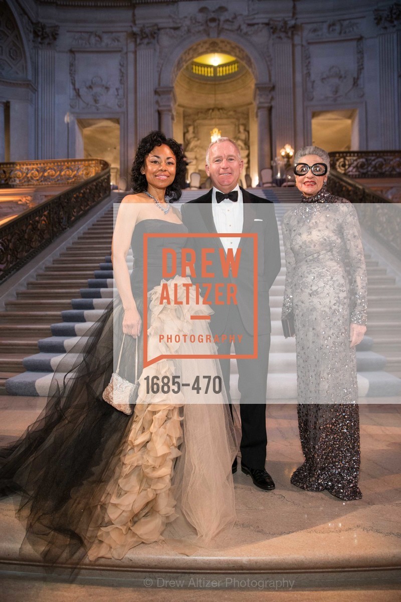 Tanya Powell, Glenn McCoy, Joy Venturini Bianchi, SAN FRANCISCO BALLET Opening Night Gala: PHENOMENAL - Arrivals, US. SF City Hall, January 22nd, 2014,Drew Altizer, Drew Altizer Photography, full-service agency, private events, San Francisco photographer, photographer california