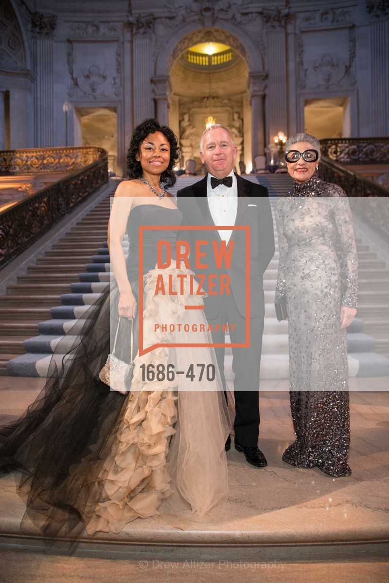 Tanya Powell, Glenn McCoy, Joy Venturini Bianchi, SAN FRANCISCO BALLET Opening Night Gala: PHENOMENAL - Arrivals, US. SF City Hall, January 22nd, 2014,Drew Altizer, Drew Altizer Photography, full-service agency, private events, San Francisco photographer, photographer california