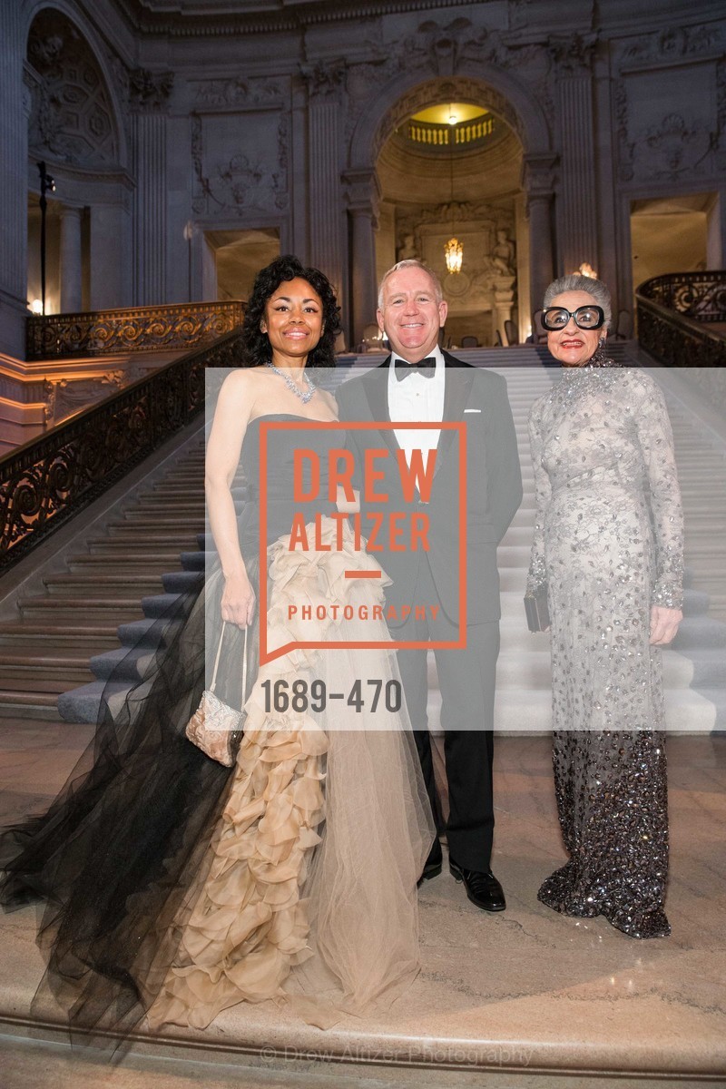 Tanya Powell, Glenn McCoy, Joy Venturini Bianchi, SAN FRANCISCO BALLET Opening Night Gala: PHENOMENAL - Arrivals, US. SF City Hall, January 22nd, 2014,Drew Altizer, Drew Altizer Photography, full-service agency, private events, San Francisco photographer, photographer california