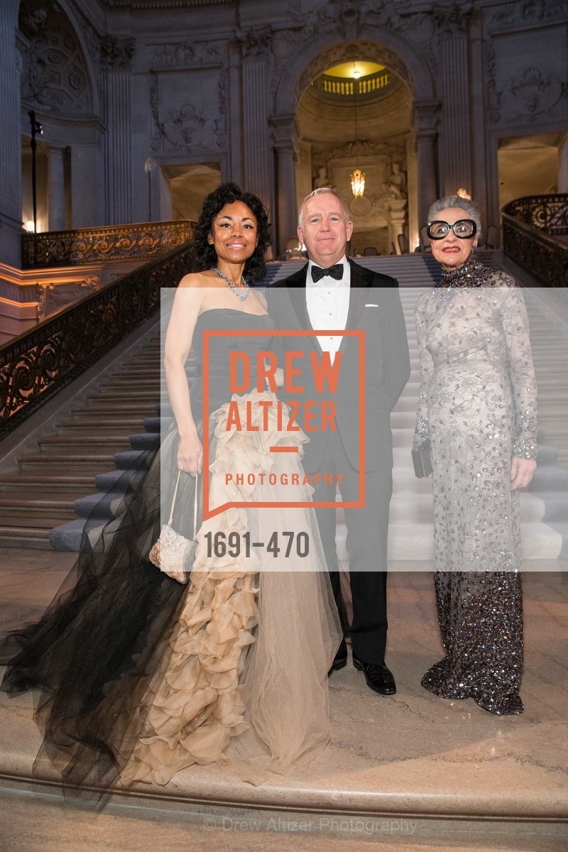 Tanya Powell, Glenn McCoy, Joy Venturini Bianchi, SAN FRANCISCO BALLET Opening Night Gala: PHENOMENAL - Arrivals, US. SF City Hall, January 22nd, 2014,Drew Altizer, Drew Altizer Photography, full-service agency, private events, San Francisco photographer, photographer california