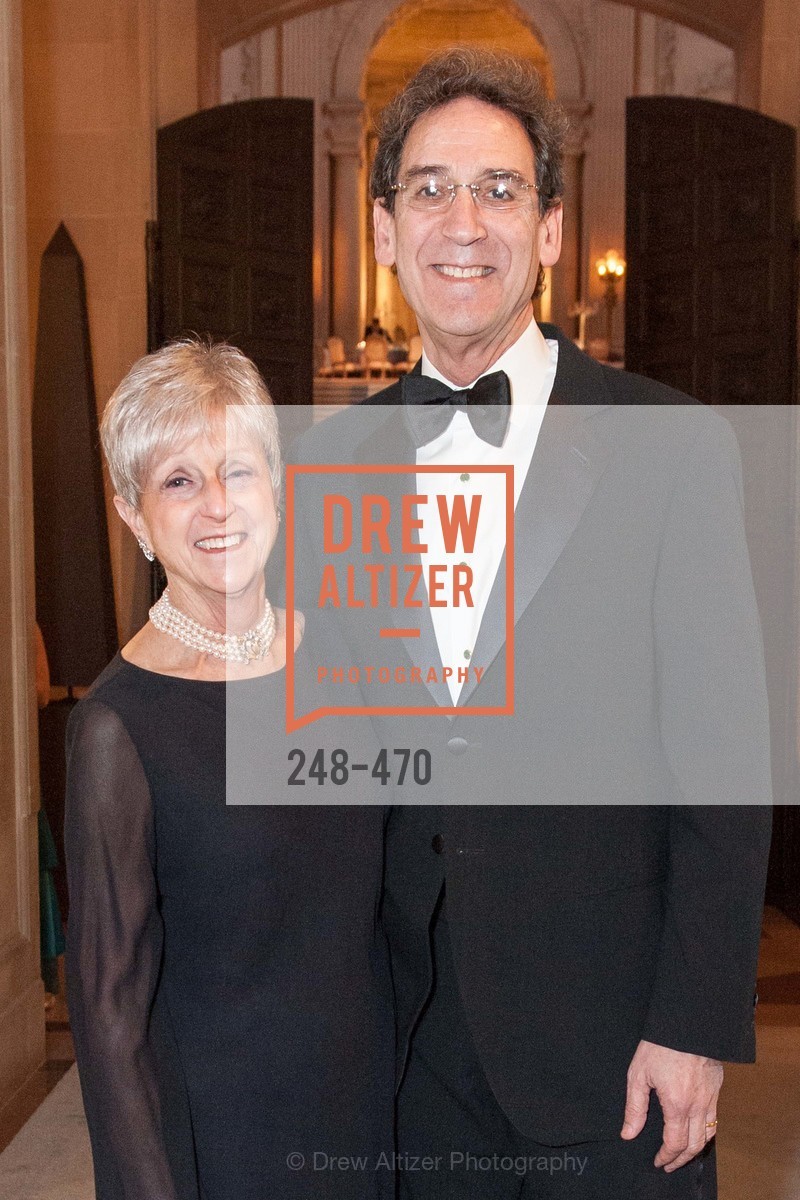 Nancy Livingston, Fred Levin, SAN FRANCISCO BALLET Opening Night Gala: PHENOMENAL - Arrivals, US. SF City Hall, January 22nd, 2014,Drew Altizer, Drew Altizer Photography, full-service event agency, private events, San Francisco photographer, photographer California