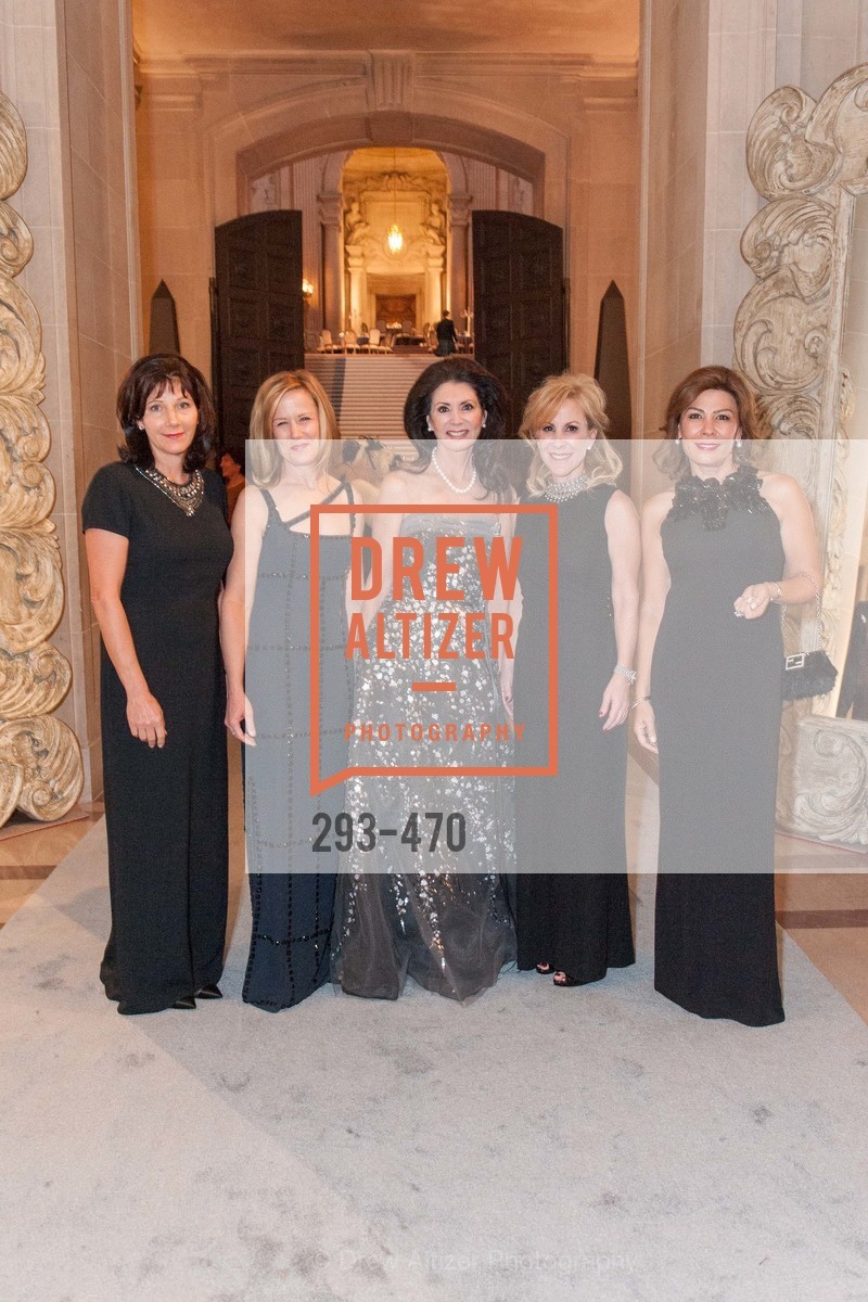 Melissa Irani, Shirley Leroy, Constance Wyatt, Julia Kelly, Simi Chehrazi, SAN FRANCISCO BALLET Opening Night Gala: PHENOMENAL - Arrivals, US. SF City Hall, January 22nd, 2014,Drew Altizer, Drew Altizer Photography, full-service agency, private events, San Francisco photographer, photographer california